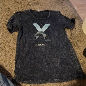 Bella Canvas Distressed Black Graphic Tee